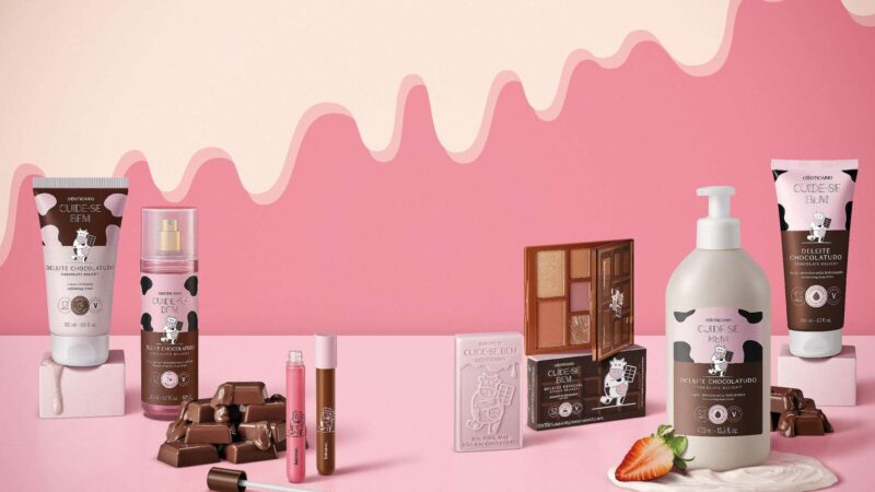 O Boticário apresenta Cuide-se Bem Chocolatudo, uma nova versão mais doce e divertida da famosa linha Deleite.