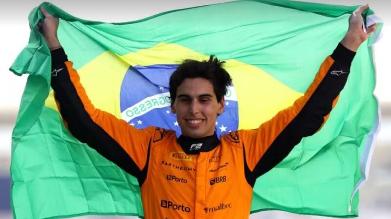 F2: O brasileiro Gabriel Bortoleto é campeão em Abu Dhabi após ficar em 2º.