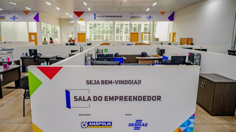Sala do Empreendedor oferece auxílio gratuito para abertura de novas empresas em Anápolis.