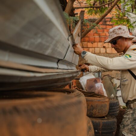Equipes de Endemias realizam vistorias em mais de 70 mil imóveis e eliminam 512 focos em março.