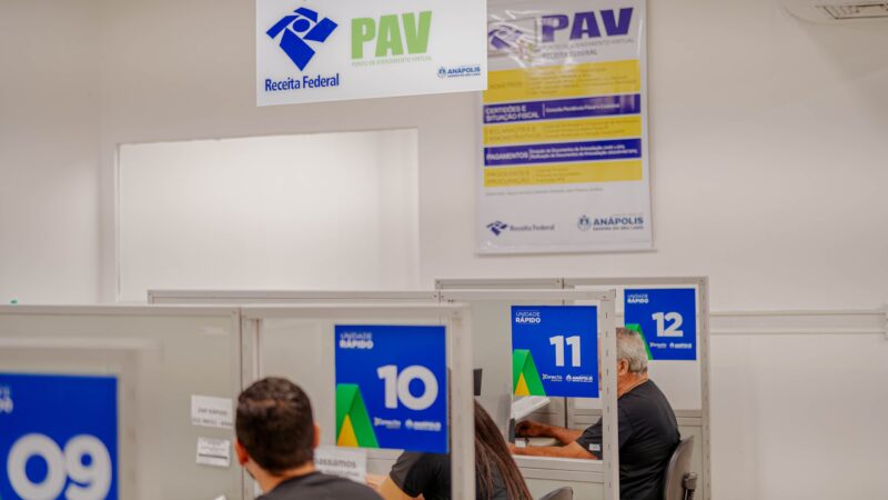Serviços da Receita Federal passam a ser oferecidos no Rápido do Anashopping a partir desta sexta (22)