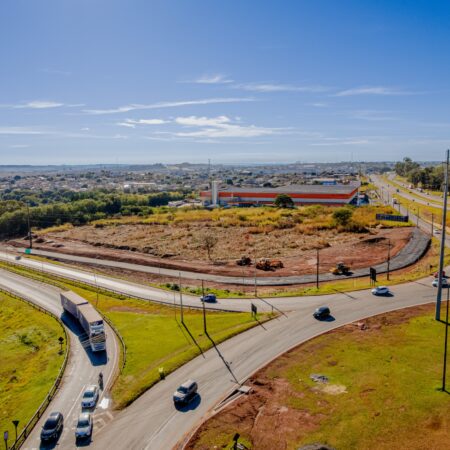 Obras no Trevo da Havan têm nova etapa concluída.