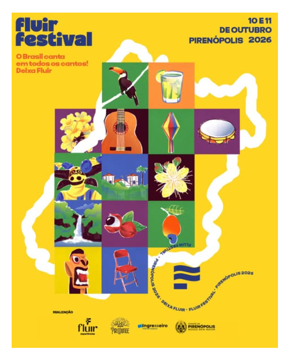 Pirenópolis receberá o “Fluir Festival”, na véspera do Feriado de 12 de Outubro!