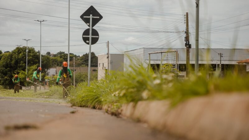 Prefeitura de Anápolis realiza serviços de manutenção urbana em diferentes bairros nesta terça (07)